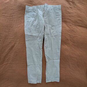 J. Crew Grey Striped pants